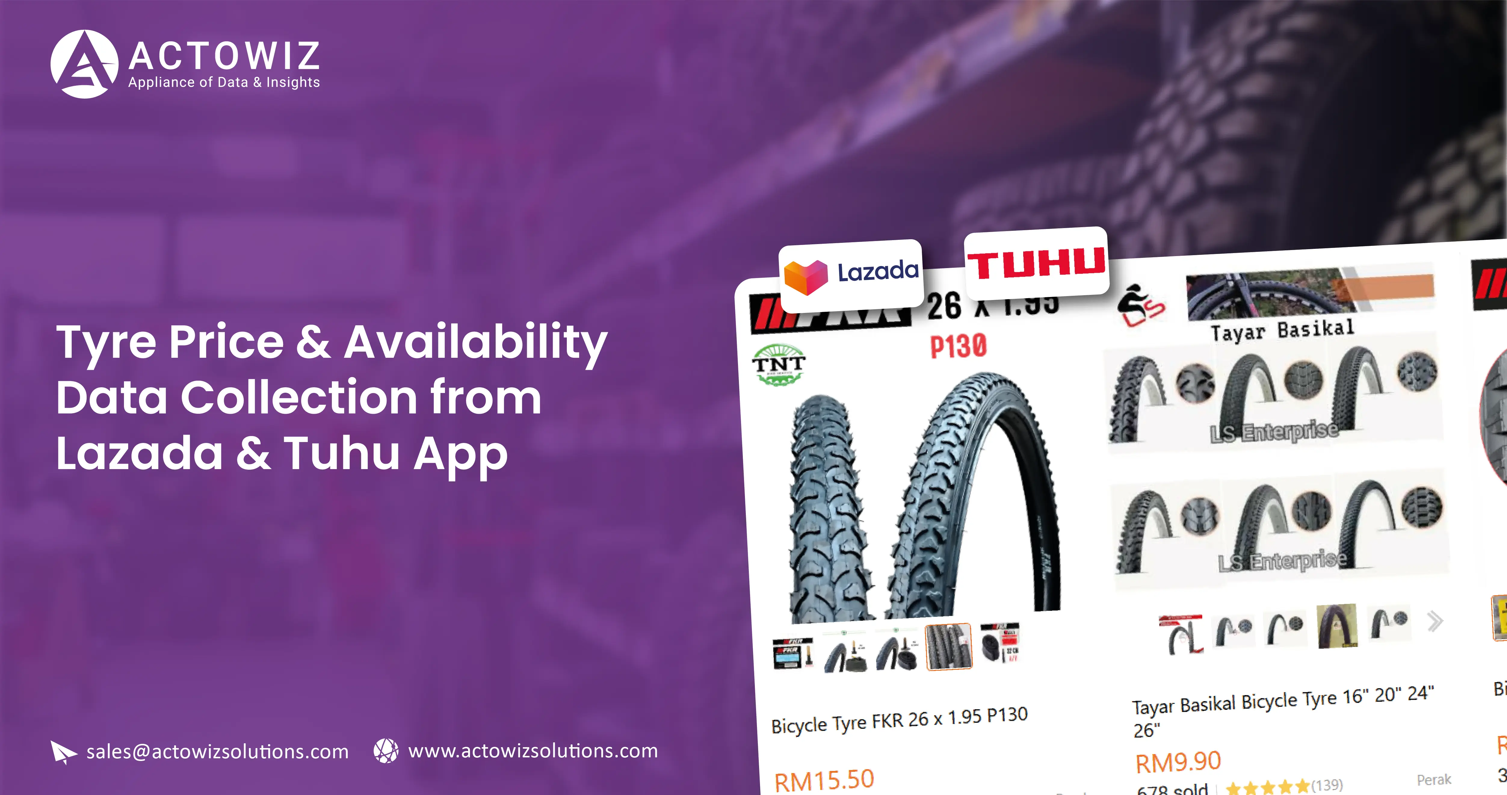 How to Overcome Competitor Price and Availability Gaps with Tyres Categories Data Collection from Lazada and Tuhu App